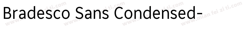 Bradesco Sans Condensed字体转换